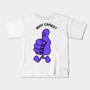 rex orange county who cares purple Kids T-Shirt